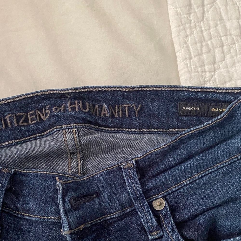 Citizens of Humanity Women's Dark Blue Skinny Jeans